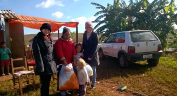 Frio abaixo de zero faz Emater/RS-Ascar entregar agasalhos na Terra Indígena do Guarita
